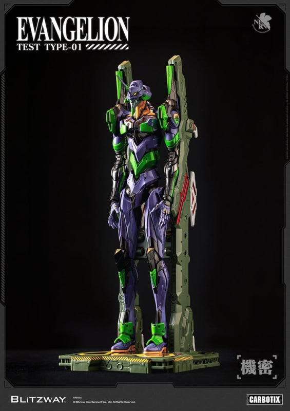 Evangelion Carbotix Action Figure Evangelion Unit-01 Test Type (Standard Ver.) 33 cm 7