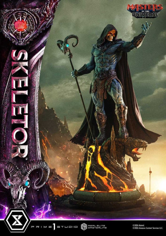 Masters of the Universe (2026 Film) Real Elite Masterline Series Statue 1/3 Skeletor Bonus Version 9 7