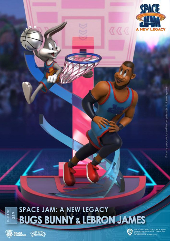 Space Jam: A New Legacy D-Stage PVC Diorama Bugs Bunny & Lebron James New Version 15 cm 5