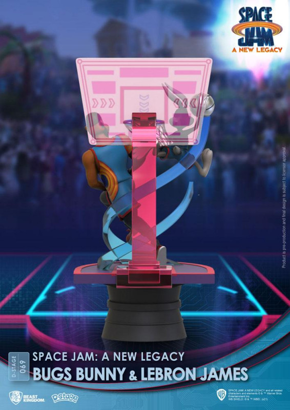 Space Jam: A New Legacy D-Stage PVC Diorama Bugs Bunny & Lebron James New Version 15 cm 3