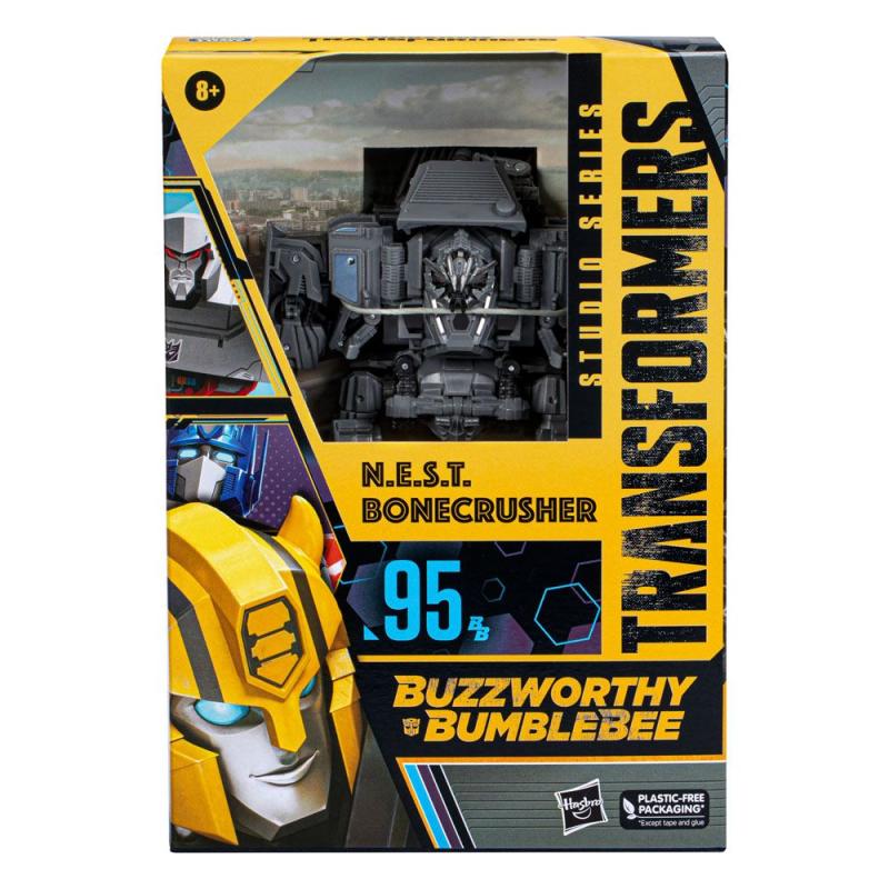 Transformers Buzzworthy Bumblebee: N.E.S.T. Bonecrushe 16 cm Action Figure - Hasbro