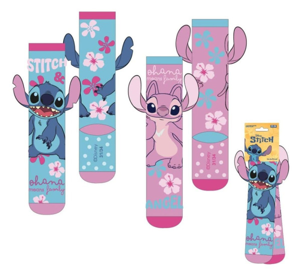 Lilo & Stitch Socks with Applications Stitch 27-34