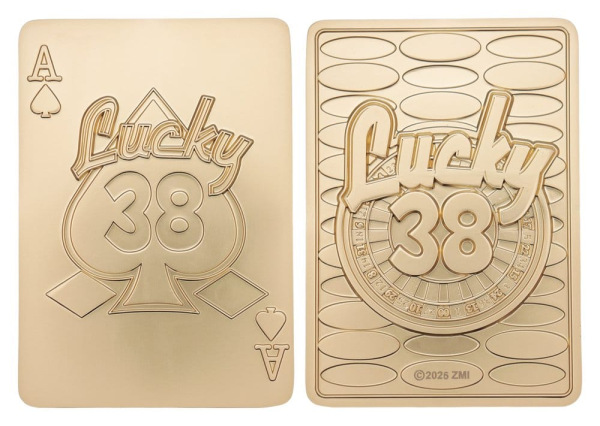 Fallout: New Vegas Replica Lucky 38 Imitation Gold Casino Set Limited Edition 5