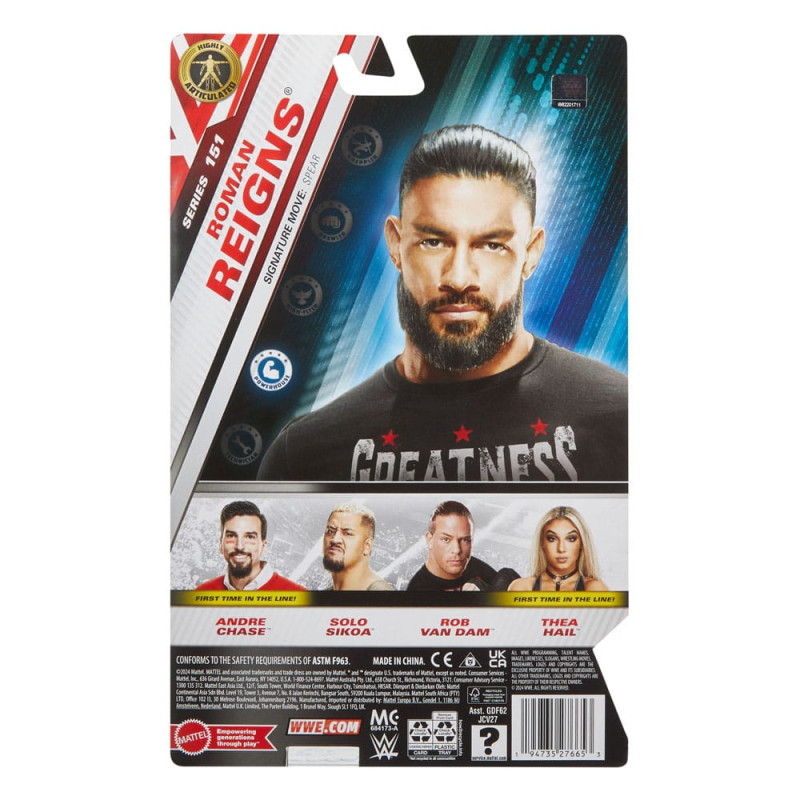 WWE Main Event Series Action Figure Roman Reigns 15 cm 3