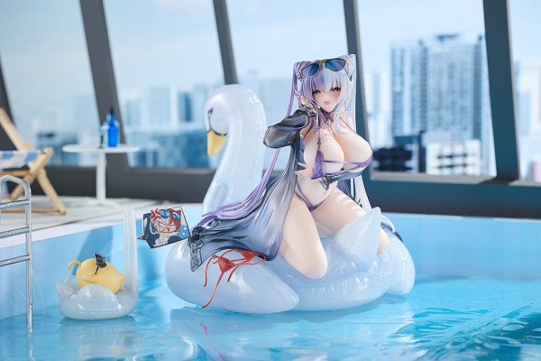 Azur Lane PVC Figure 1/7 Ying Swei Blue Waves, Limpid Summer Ver. 18 cm 3