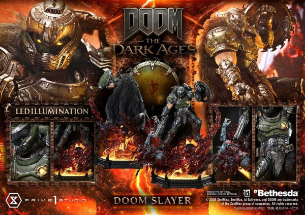 DOOM: The Dark Ages Ultimate Premium Masterline Series Statue 1/4 DOOM Slayer 77 cm 2