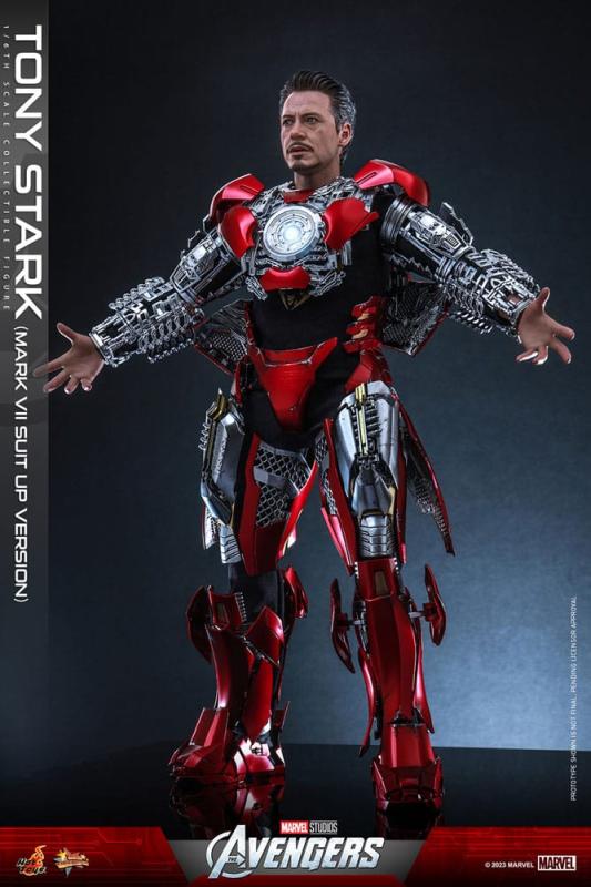 The Avengers Movie Masterpiece Action Figure 1/6 Tony Stark (Mark VII Suit-Up Version) 31 cm 3