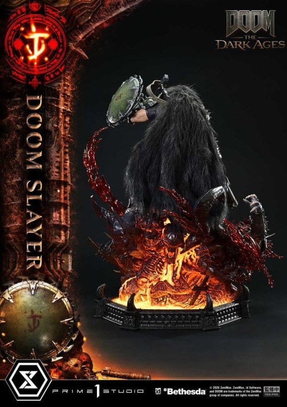 DOOM: The Dark Ages Ultimate Premium Masterline Series Statue 1/4 DOOM Slayer 77 cm 5