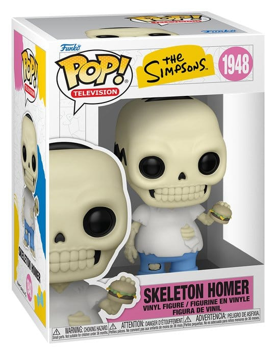 The Simpsons POP! Animation Vinyl Figure Skeleton Homer 9 cm 1