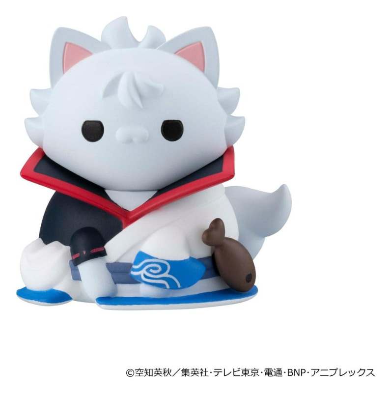 Gintama Mega Cat Project Mini Figures Nyantama Go Meow-Meow Edition! 3 cm Blind Box Display (8) (Rep 8