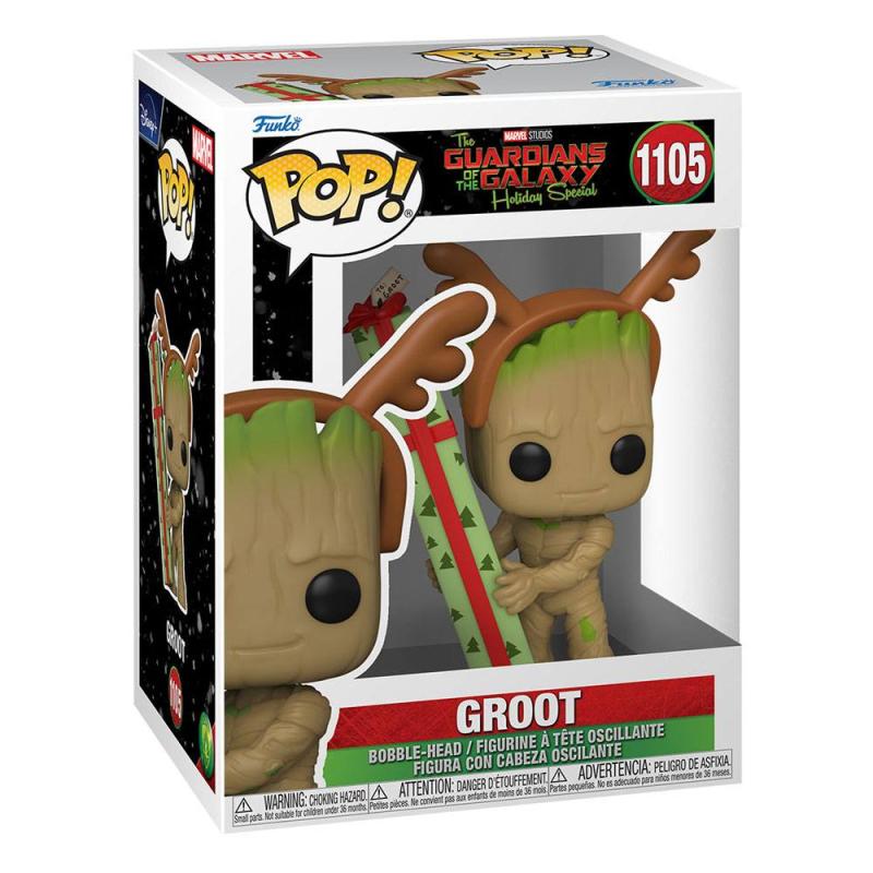 Guardians of the Galaxy: Groot 9 cm Holiday Special POP! Heroes Vinyl Figure - Funko
