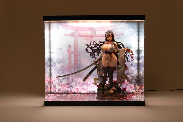 SHINSAI Acrylic Display Case with Lighting Inbina Rasethuhime Saki 39 cm