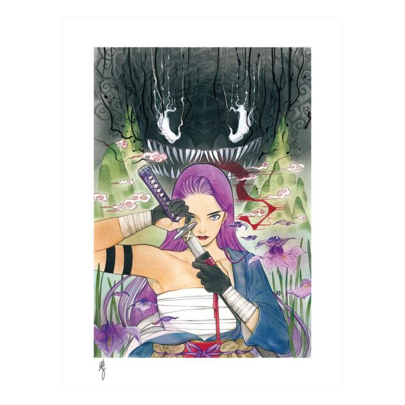 Marvel Comics: Demon Days X-Men Psylocke 46 x 61 cm Art Print - Sideshow Collectibles