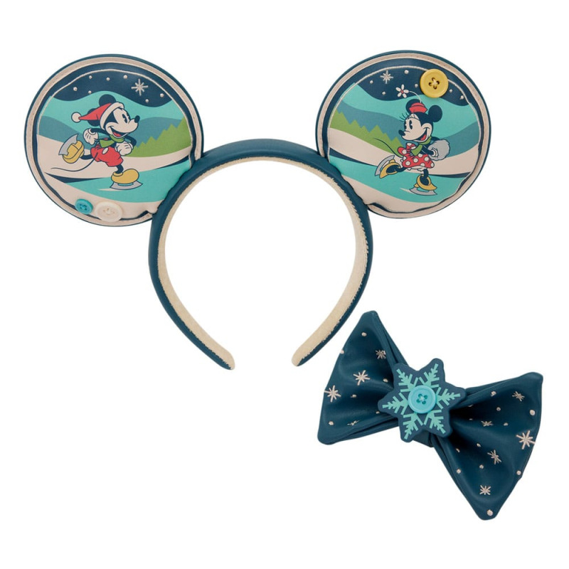 Disney by Loungefly Ears Headband Mickey and Minnie Holiday 3