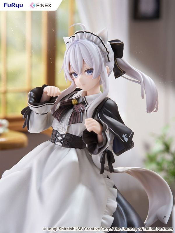 Wandering Witch: The Journey of Elaina F:NEX PVC Statue 1/7 Elaina Maid costume with cat ears Ver. 2 9