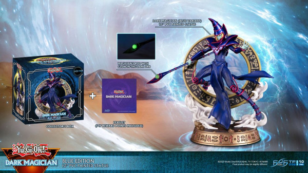Yu-Gi-Oh! PVC Statue Dark Magician Blue Version 29 cm 1