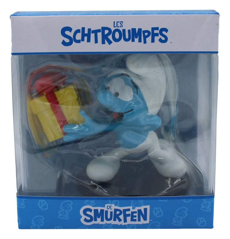 The Smurfs Statue Jokey Smurf with Gift 10 cm 1