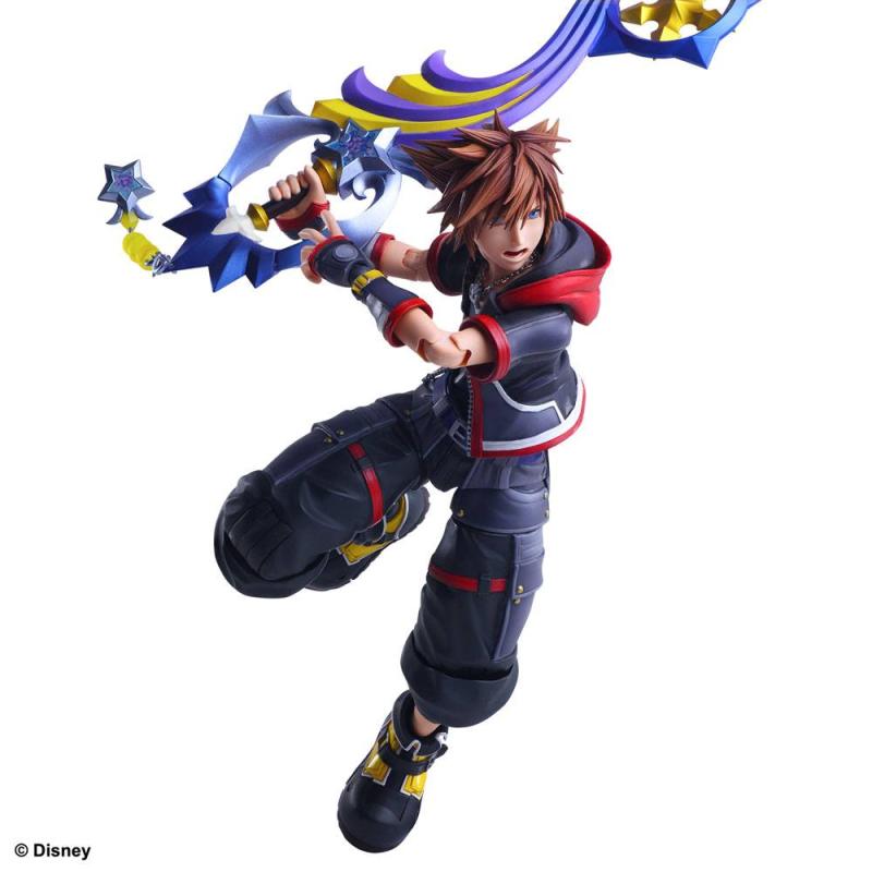 Kingdom Hearts III Play Arts Kai Action Figure Sora Ver. 2 Deluxe 22 cm