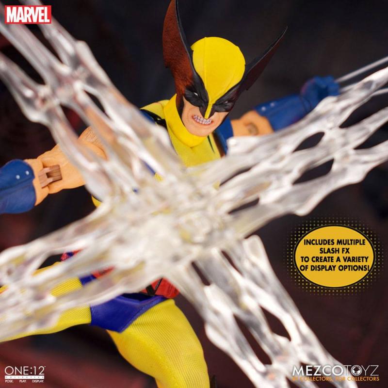 Marvel Universe: Wolverine 1/12 Action Figures Deluxe Steel Box Edition - Mezco Toys
