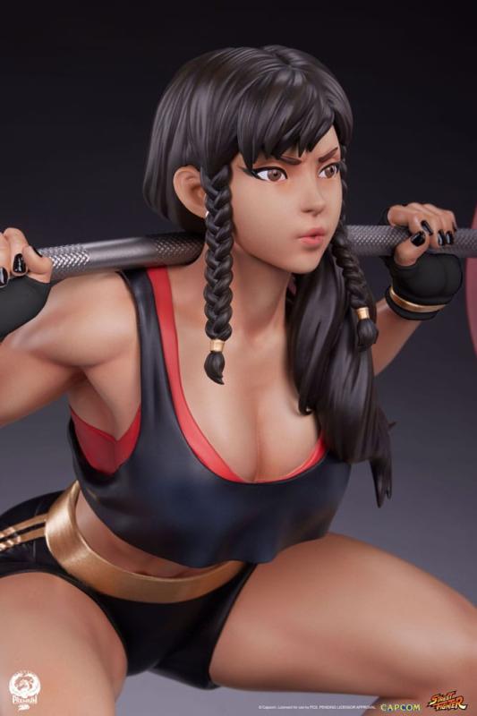 Street Fighter Premier Series Statue 1/4 Chun-Li Powerlifting (Battle Edition) 37 cm