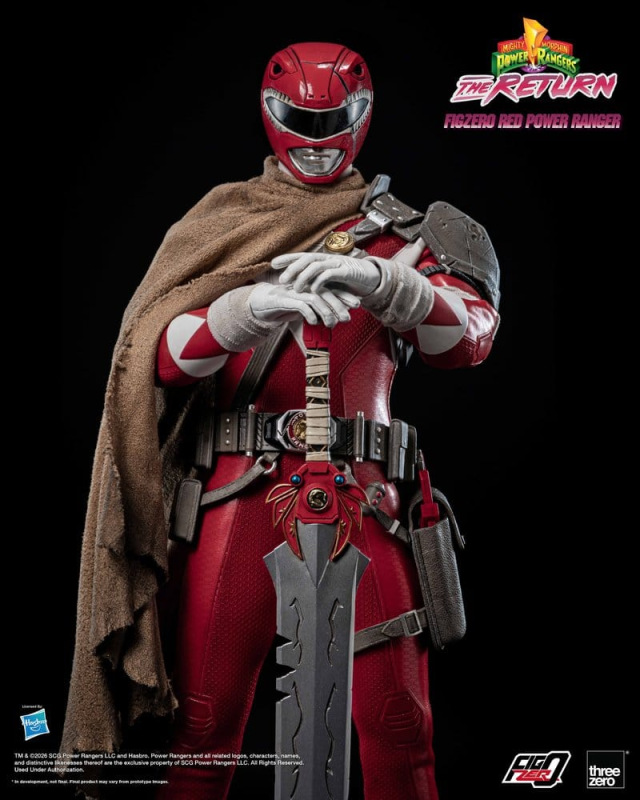 Mighty Morphin Power Rangers: The Return FigZero Action Figure 1/6 Red Power Ranger 31 cm 9