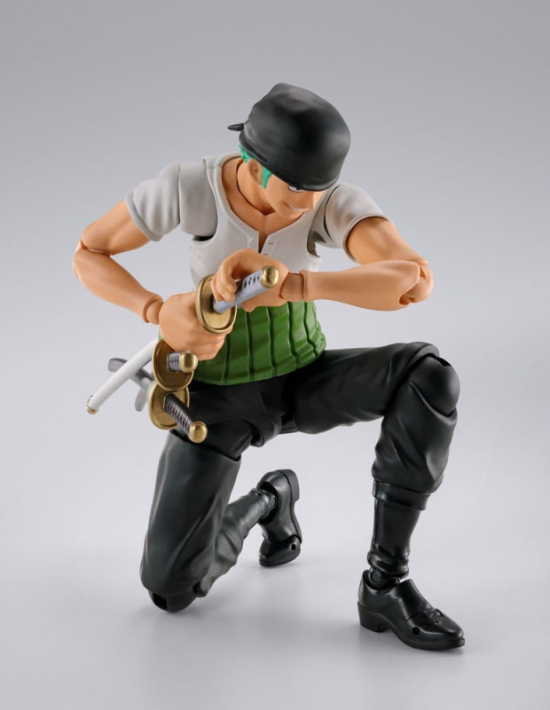 One Piece S.H.Figuarts Action Figure Roronoa Zoro Romance Dawn Ver. 15 cm 10