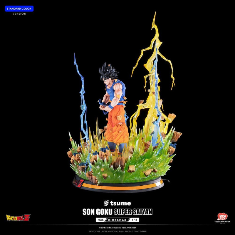 Dragon Ball Z HQS Dioramax Figure 1/4 Son Goku Super Saiyan 51 cm 12