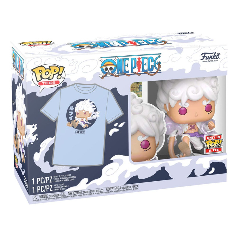 One Piece POP! & Tee Box Luffy Fifth Gear Size XL 2
