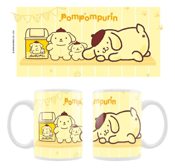 Sanrio Mug Pompompurin Squishy Cute Purin 02