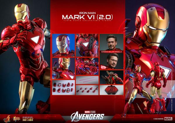 Marvel's Avengers: Iron Man Mark VI 1/6 Diecast Action Figure - Hot Toys