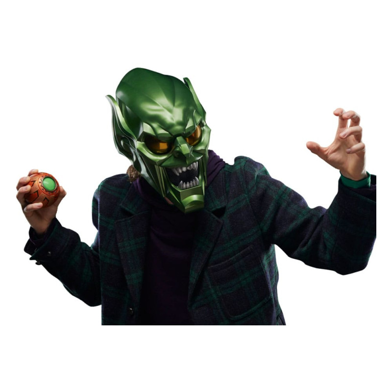 Spider-Man: No Way Home Marvel Legends Roleplay Replica Green Goblin Premium Helmet 13