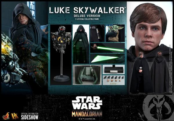 Star Wars The Mandalorian: Luke Skywalker 1/6 Action Figure (Deluxe Version) - Hot Toys