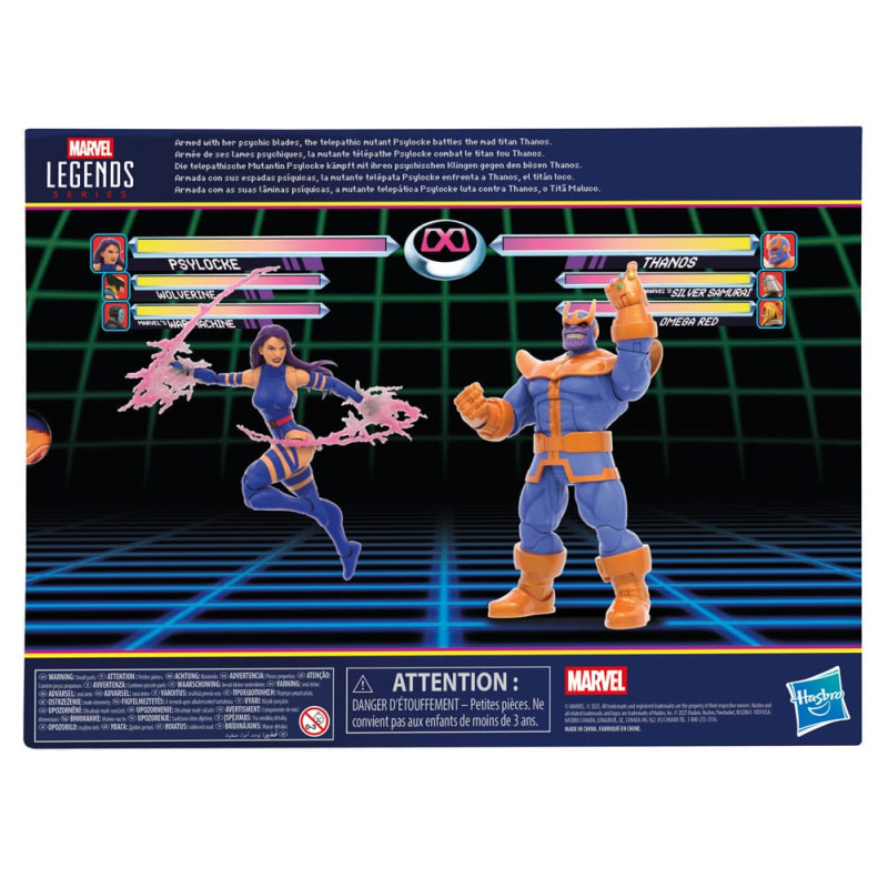 Marvel Legends Gamerverse Action Figure 2-Pack Psylocke vs. Thanos 15 cm 10