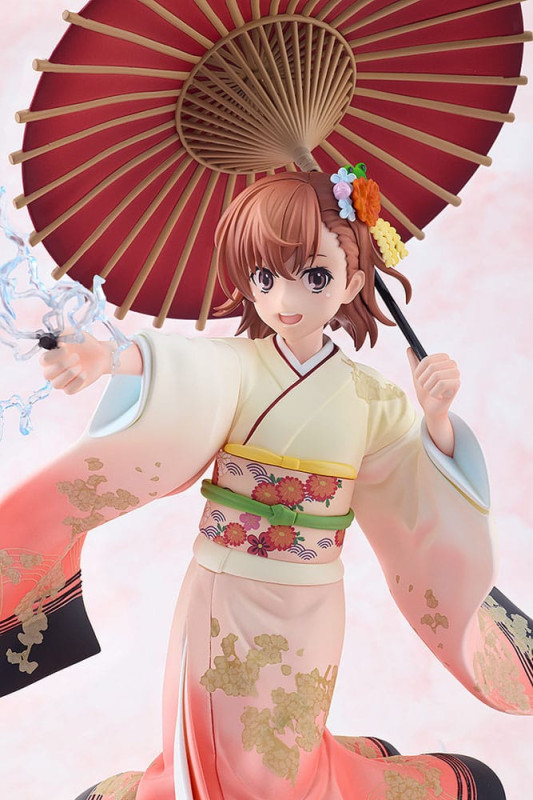 A Certain Scientific Railgun T Statue 1/7 Mikoto Misaka Furisode Kimono Ver. 28 cm 9