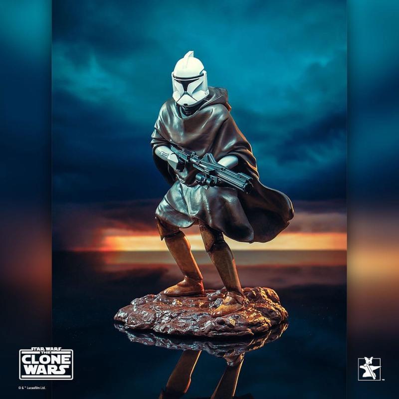 Star Wars: The Clone Wars Statue 1/7 Hawkbat Battalion Clone Trooper 2019 Premier Guild Membership G