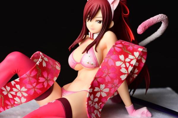 Fairy Tail Statue 1/6 Erza Scarlet - Cherry Blossom CAT Gravure_Style 13 cm