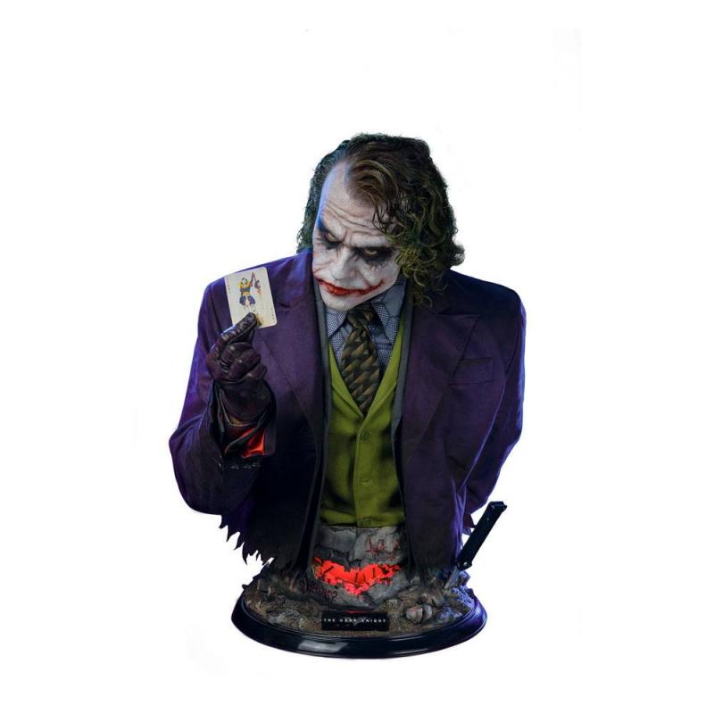 The Dark Knight: Joker 82 cm Life-Size Bust - Infinity Studio