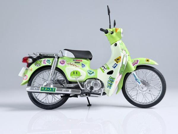 Tohoku Zunko/Zundamon Project Plastic Model Kit 1/12 Honda Super Cub Zundamon Edition 11 cm 3