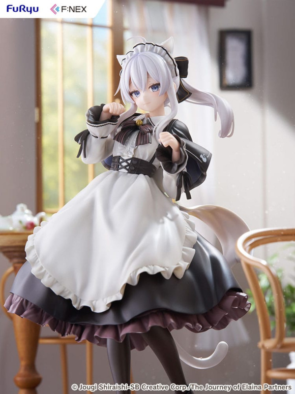 Wandering Witch: The Journey of Elaina F:NEX PVC Statue 1/7 Elaina Maid costume with cat ears Ver. 2 8
