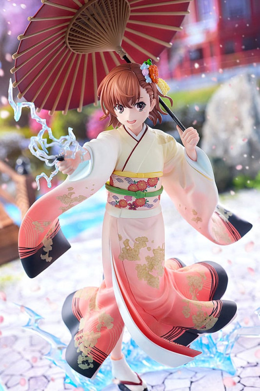 A Certain Scientific Railgun T Statue 1/7 Mikoto Misaka Furisode Kimono Ver. 28 cm 4