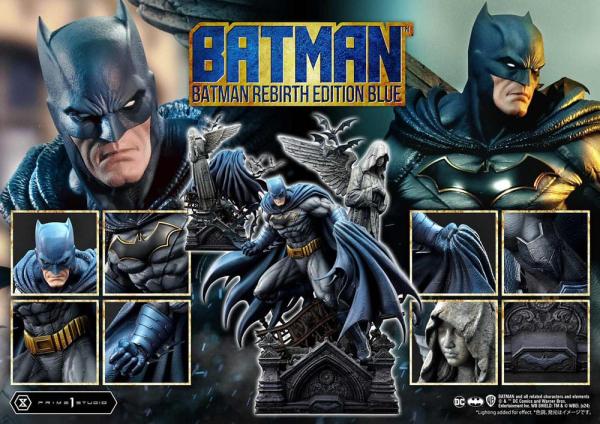 Batman Ultimate Premium Masterline Series Statue 1/4 Batman Rebirth Edition Blue Deluxe Bonus Versio