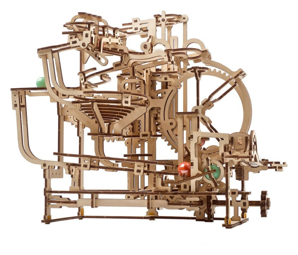 Ugears 3D Wooden Puzzle Marble Run Stepped Hoist 3