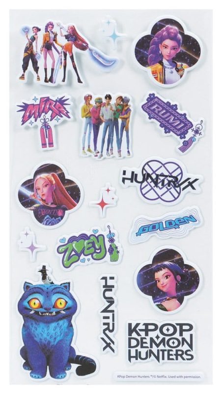 KPop Demon Hunters Sticker Set Puff 1
