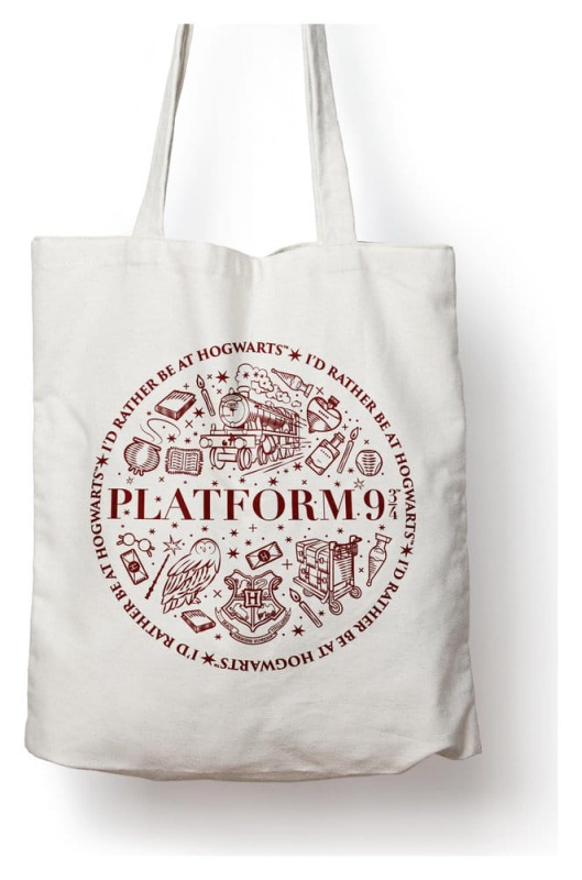 Harry Potter Tote Bag Platform 9 3/4 Cotton