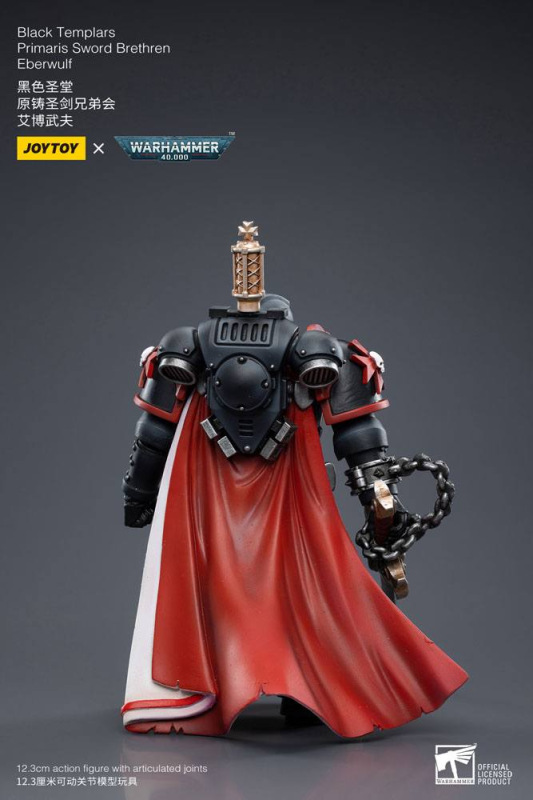 Warhammer 40k Action Figure 1/18 Black Templars Primaris Sword Brethren Eberwulf 12 cm 2
