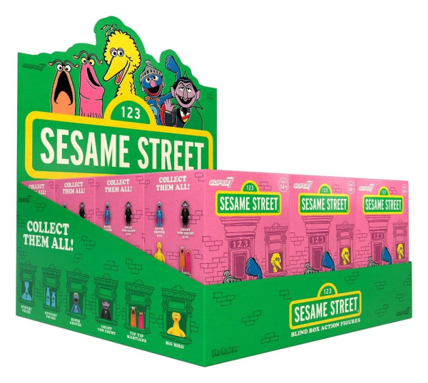 Sesame Street Action Figure Blind Box Wave 2 Display (12)