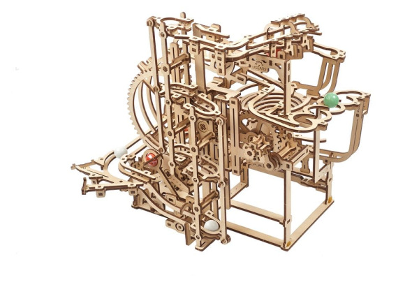 Ugears 3D Wooden Puzzle Marble Run Stepped Hoist 11