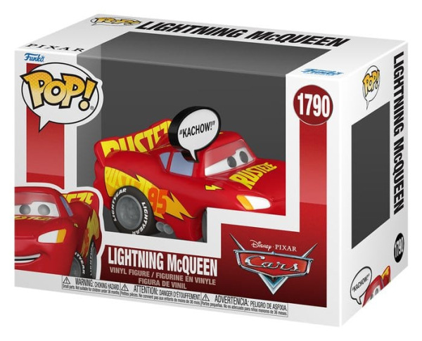 Cars POP! Sayings Vinyl Figure Lighting McQueen (Kachow) 6 cm 1