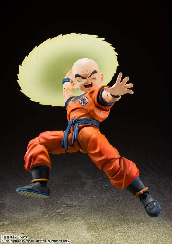 Dragon Ball Z S.H. Figuarts Action Figure Krillin-Earth's Strongest Man (Reissue) 12 cm 4