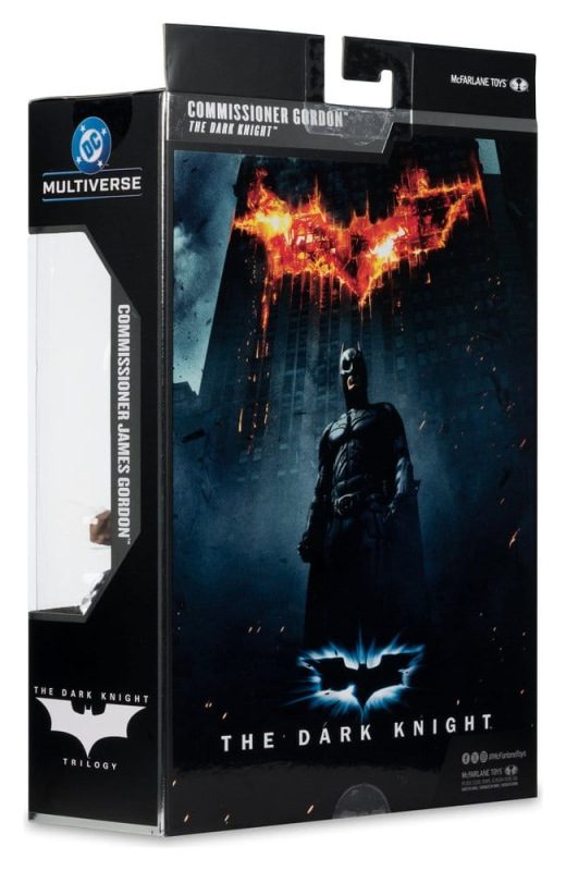 DC Multiverse Action Figure Commissioner James Gordon (The Dark Knight Trilogy) Deluxe Theatrical Ed 8